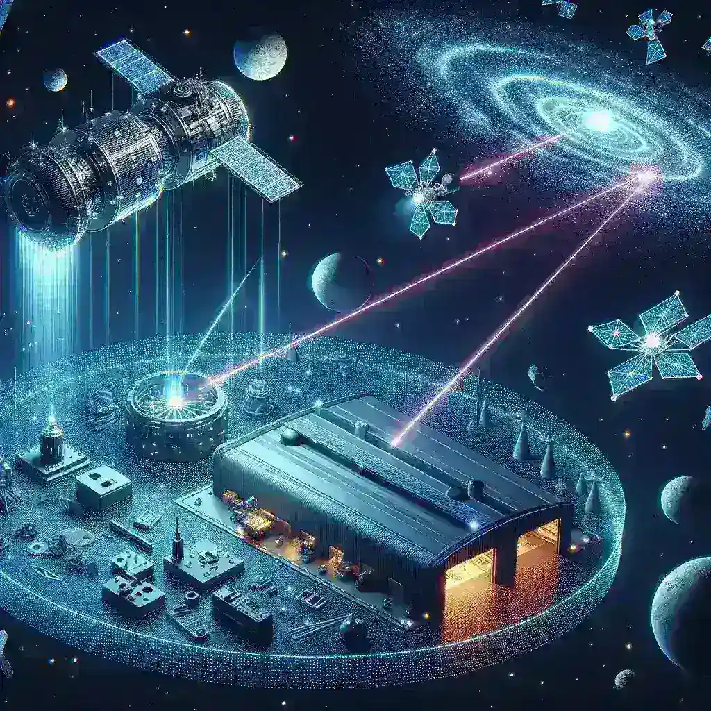 AI Powered Autonomous Space Factories: Revolutionizing 3D Printing of Satellite Components